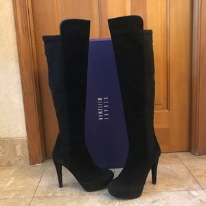 Stuart Weitzman over the knee platform boots